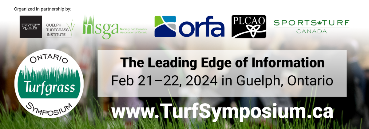 The leading Edge of Information - Feb 21-22, 2024, Guelph ON. Logos for GTI, NSGA, ORFA, PLCAO,STC