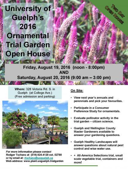 Trial Garden Open House Flyer 